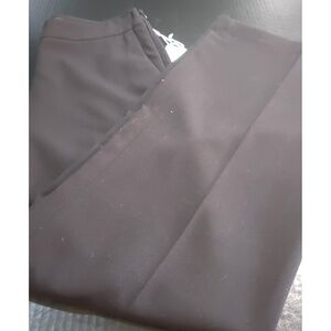 KAARI Blue True Black Pants Abstract Florals Dress‎ Slacks Boot Cut Size 8 31x31